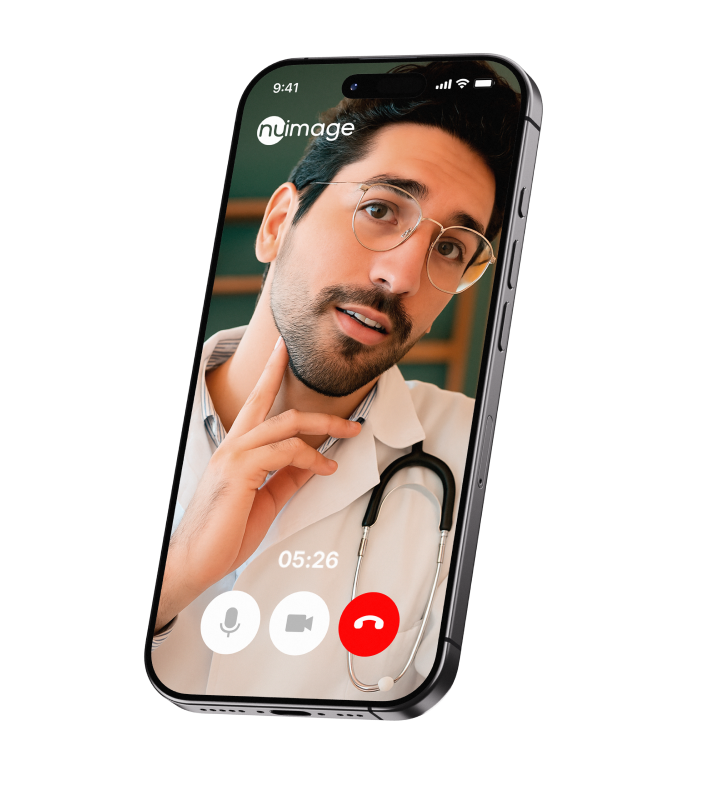 Telemedicine consultation on phone